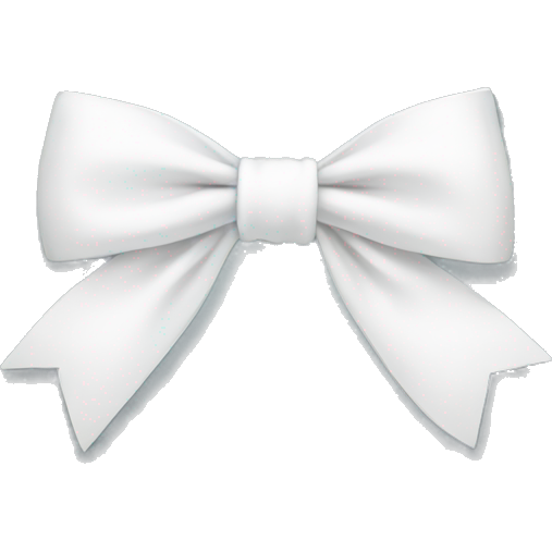 White bow
