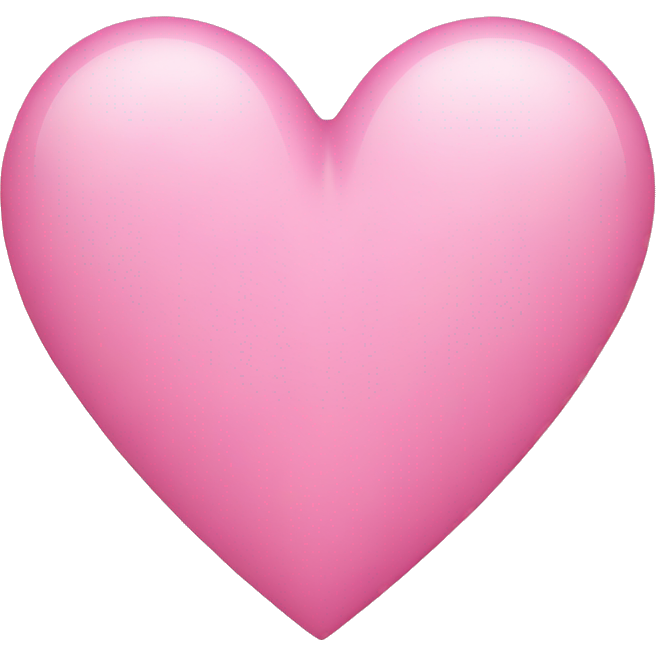 Corazón rosa pastel