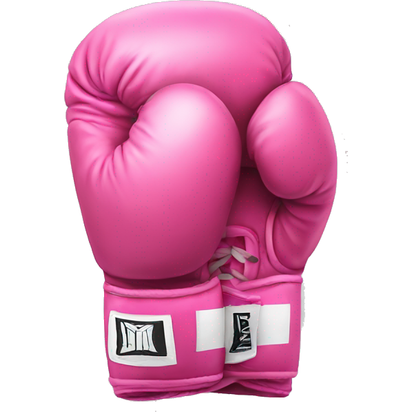 Pink boxing gloves