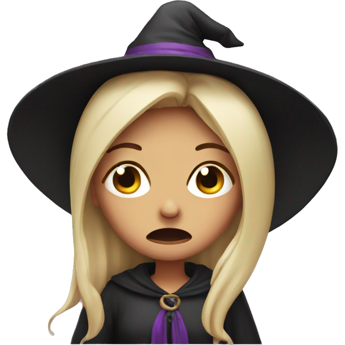 Witch crying