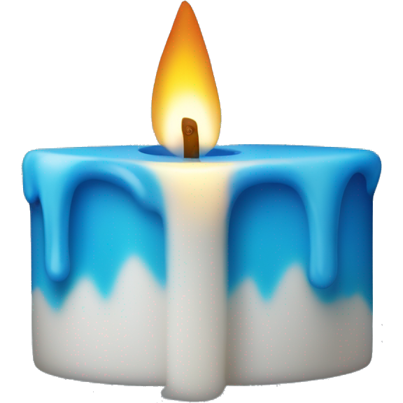 Blue candel