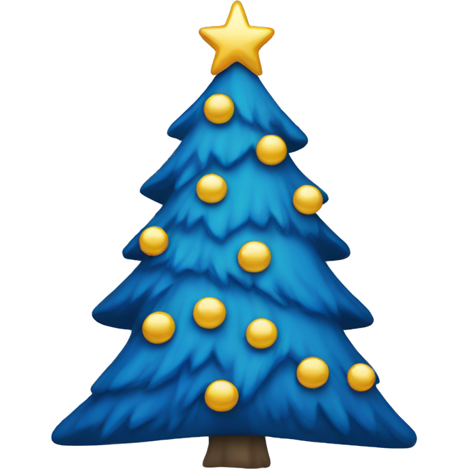 Blue chrismas tree