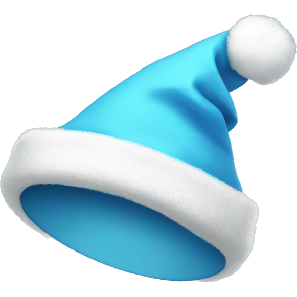 Light blue Santa hat