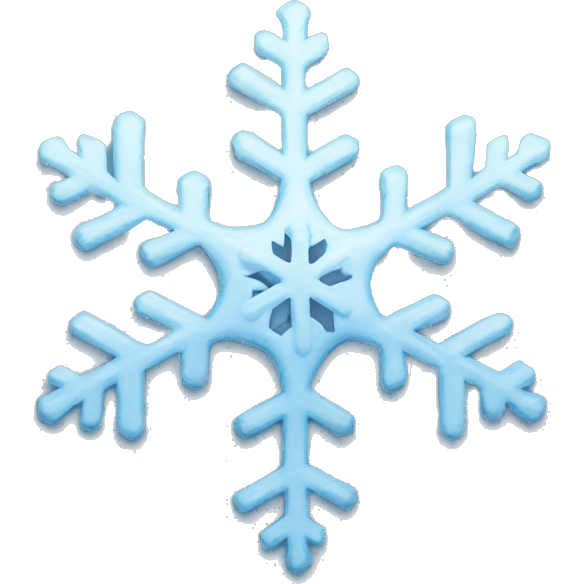 Light blue snowflake