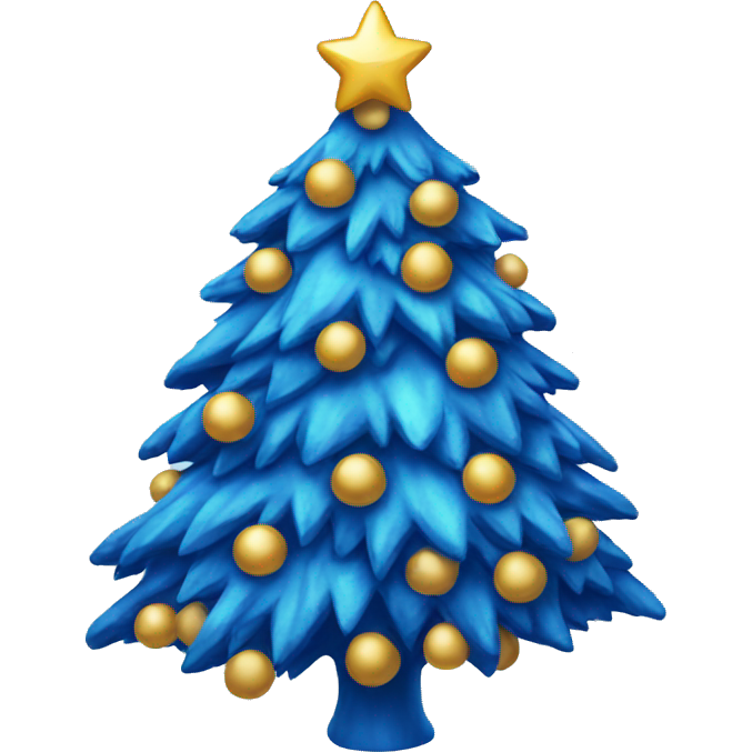 Blue Christmas tree