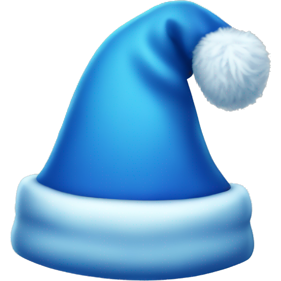 Blue Santa hat