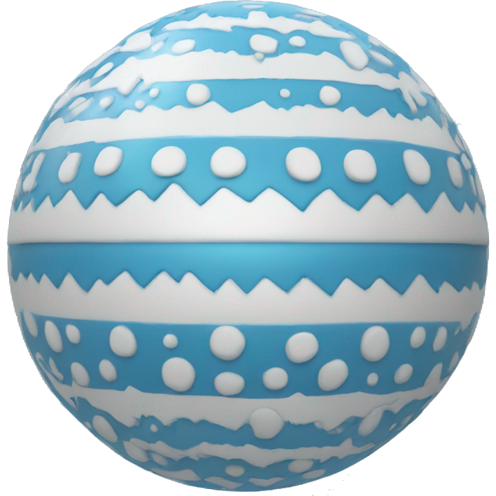 Blue x mas tree ball