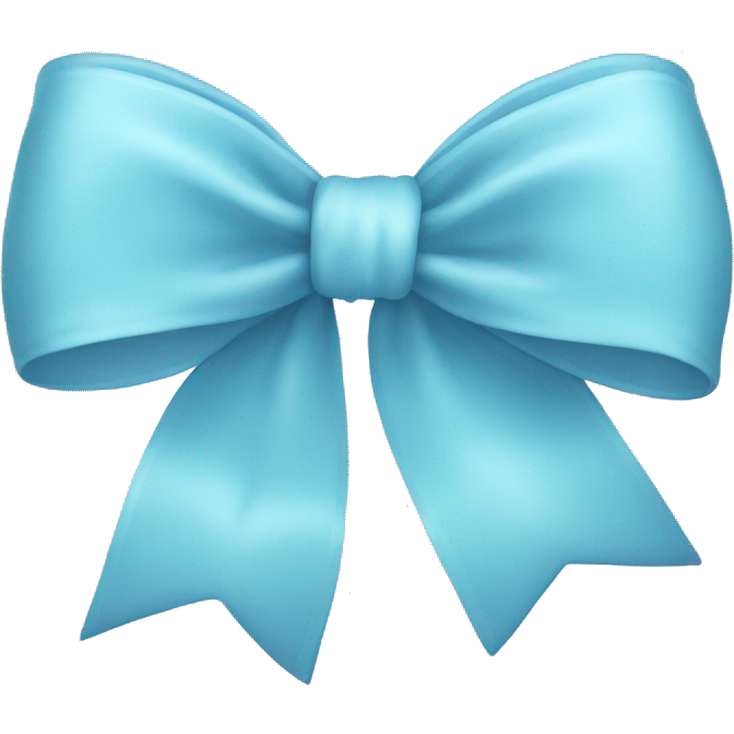 Light blue bow
