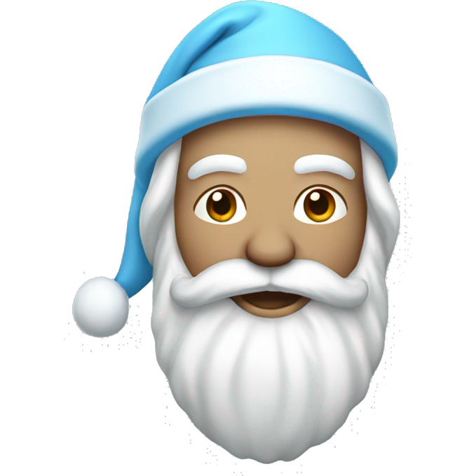 Light blue santa