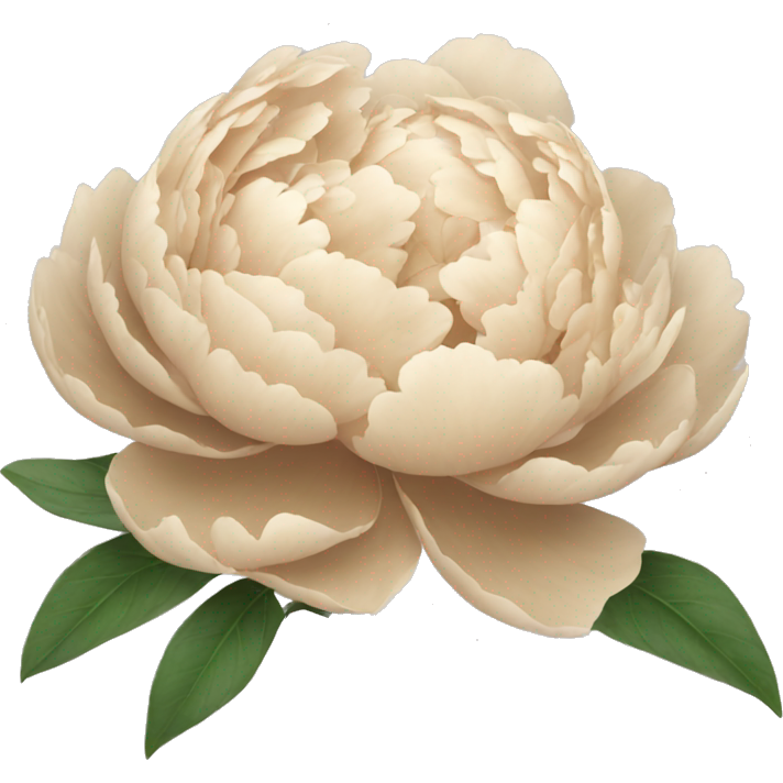 Beige peonies
