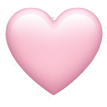 Light pink heart