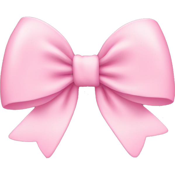 Baby pink bow