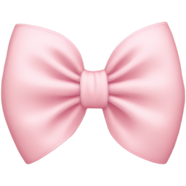 Light pink bow on light pink bow