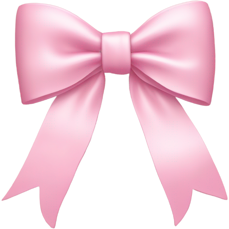 Light pink bow on light pink bow