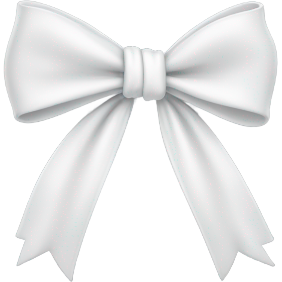 White bow