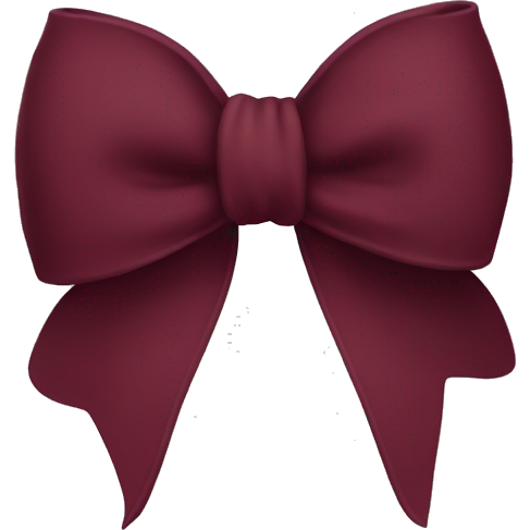 Burgundy little bow