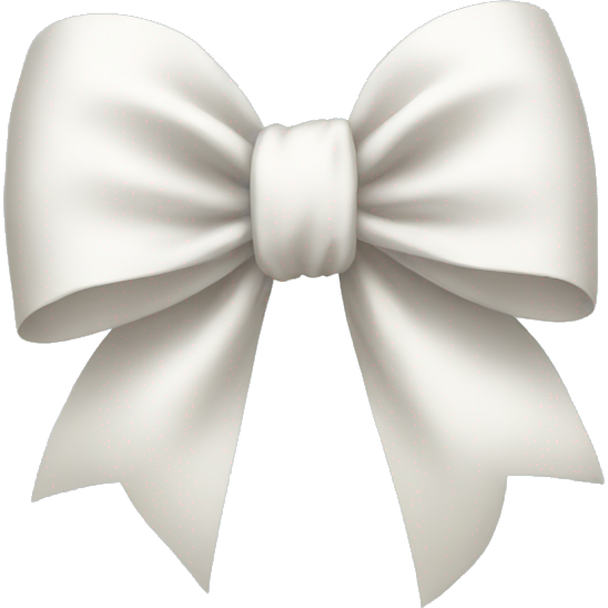 White bow