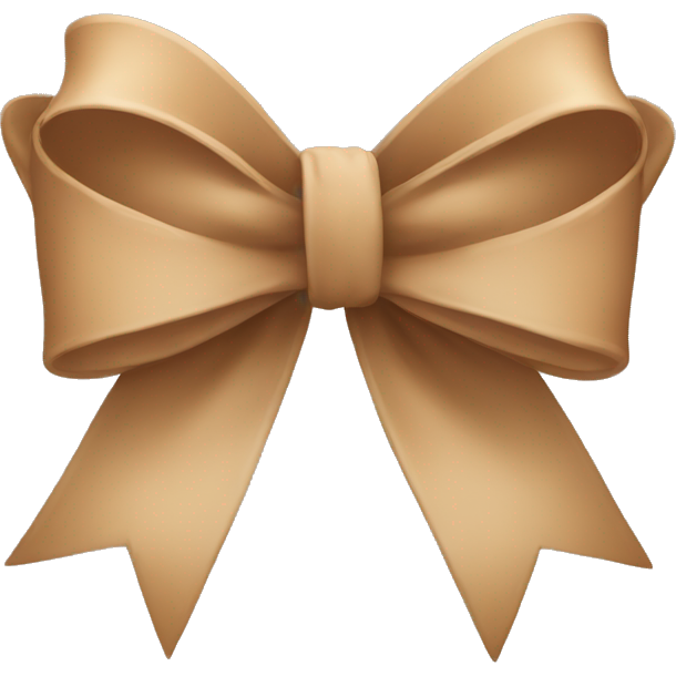 Light brown bow