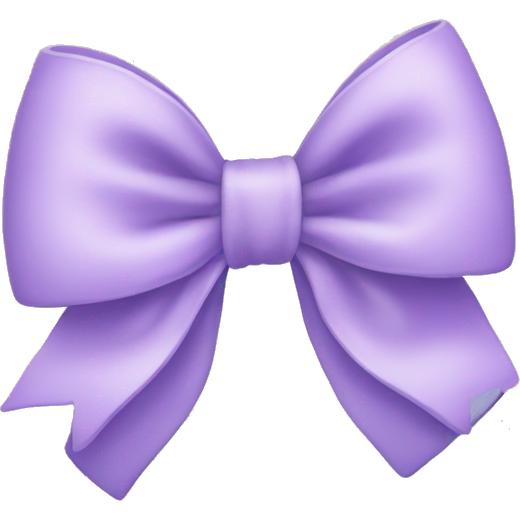 Pastel purple bow