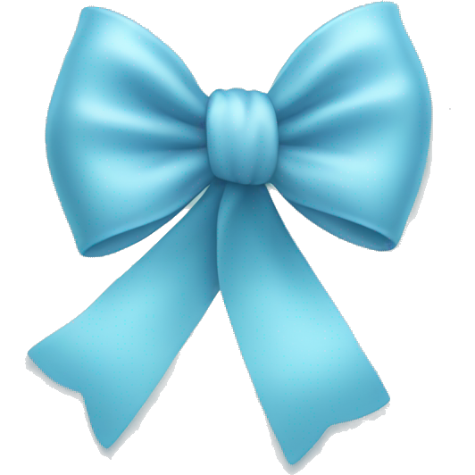 Light blue bow