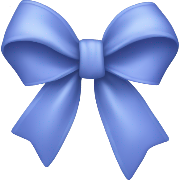 Periwinkle bow