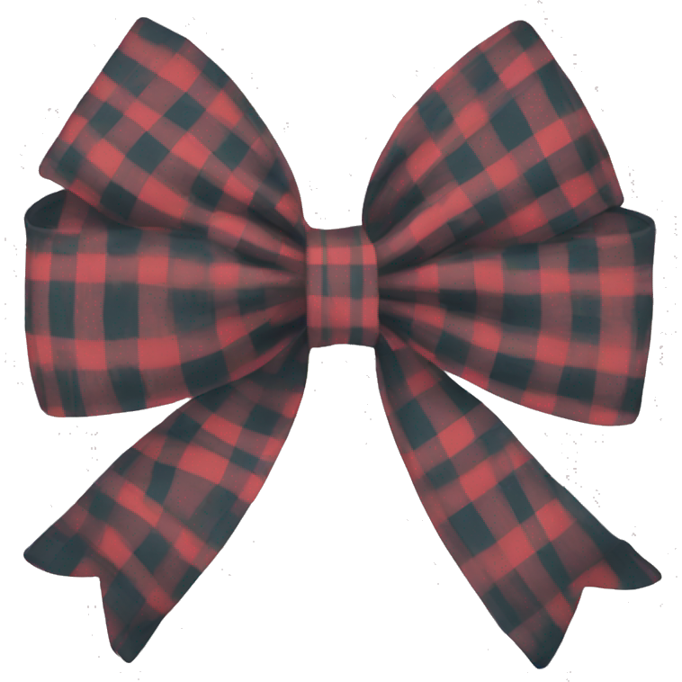 Aesthetic plaid bow