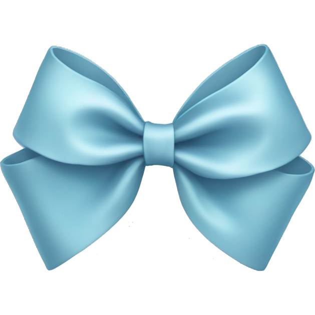 Thin Light blue coquette bow