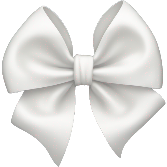 White bow