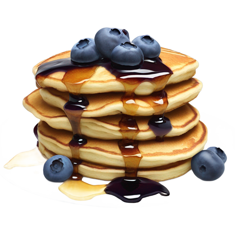 Blueberry pancakes