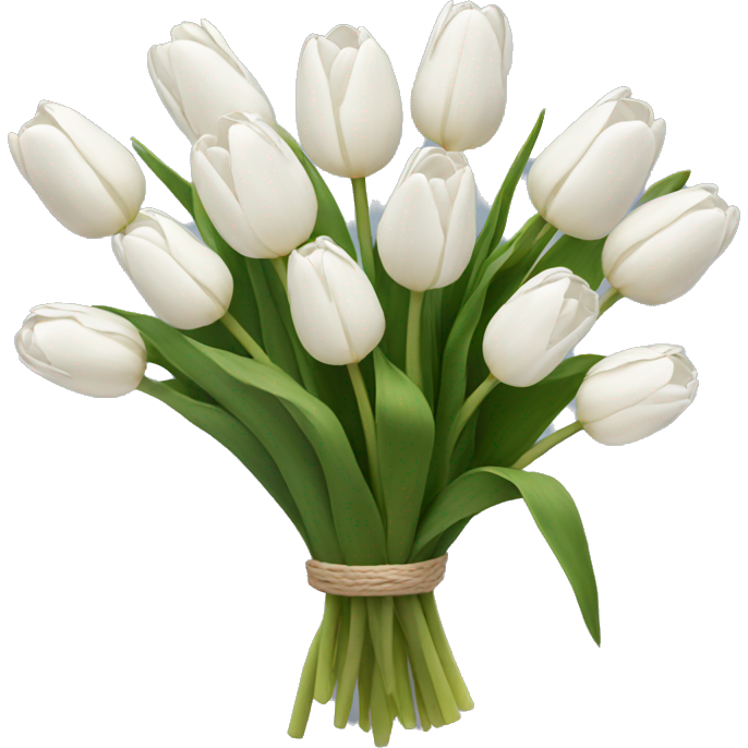White tulip bouquet