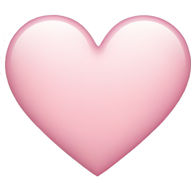 Light light pink heart