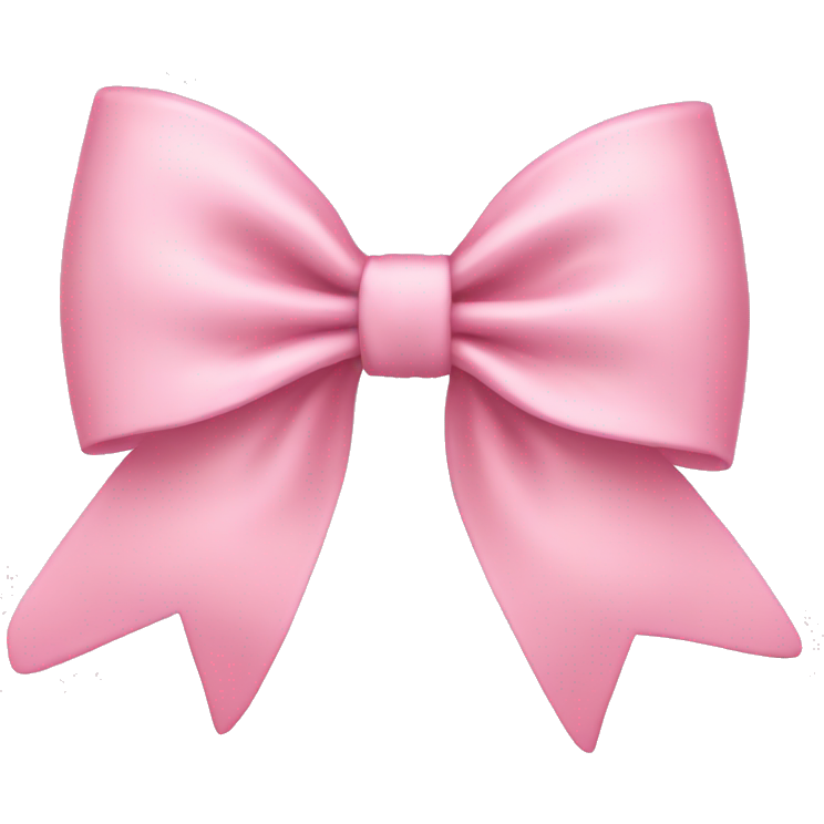 Light pink bow on light pink bow