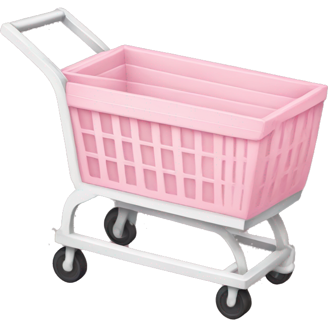 Light pink cart