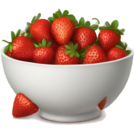 Bowl of strawberries