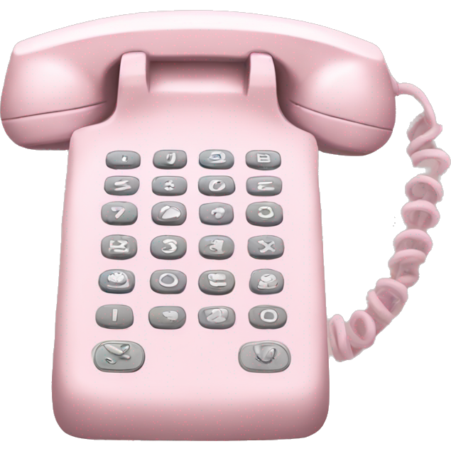 Pale pink phone