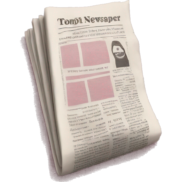 Pink newspaper