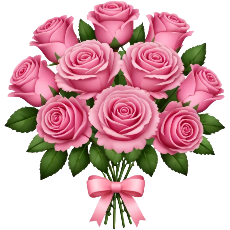 Pink valentine bouquet