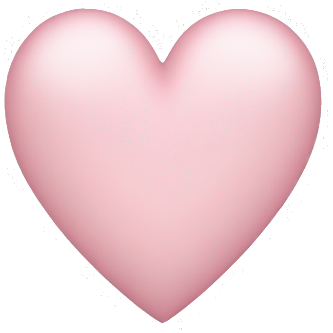 Light pink heart