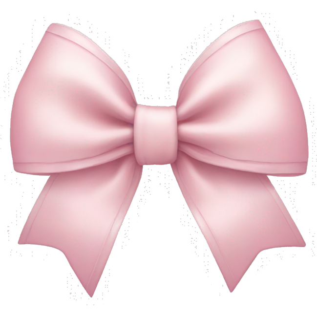 Cute light pink bow