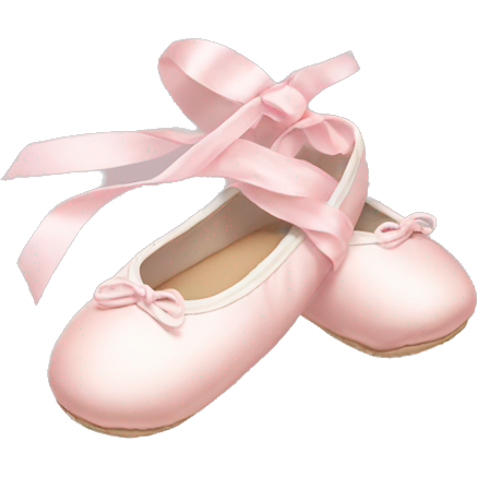 Pale pink ballet shoes