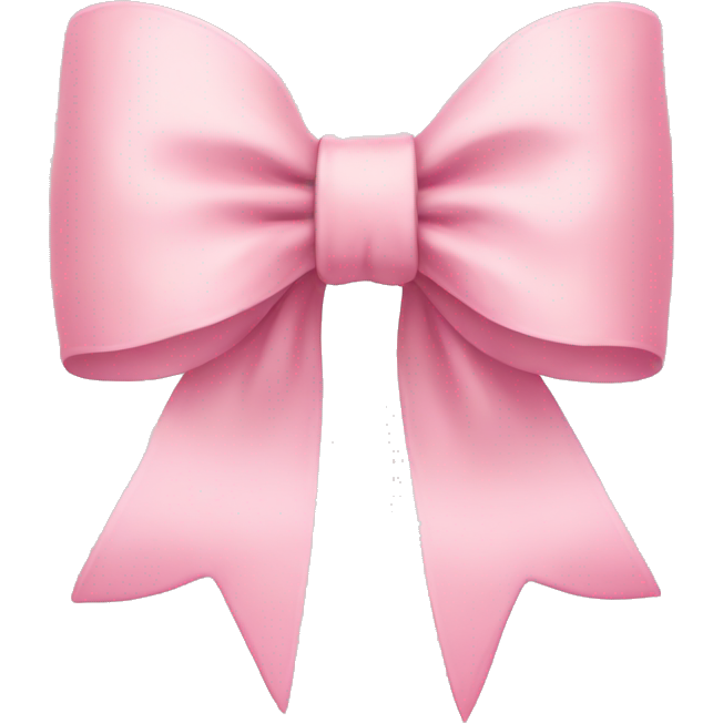 Pastel pink bow