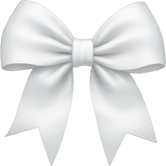 White bow