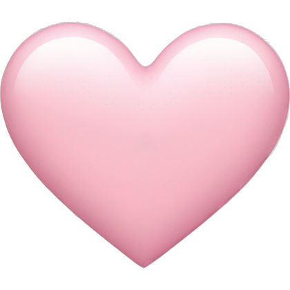 Light pink heart