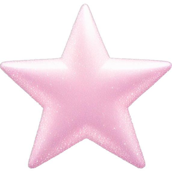 Pale pink star sparkle