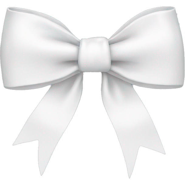 White bow