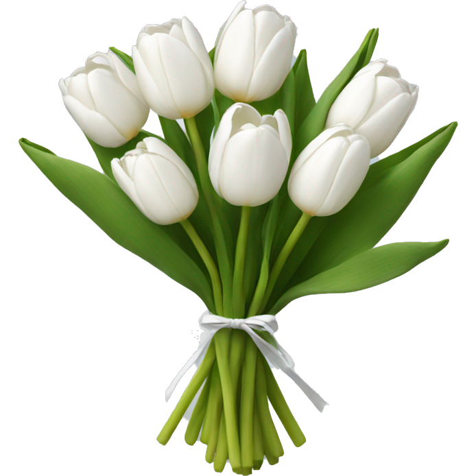 White tulip bouquet