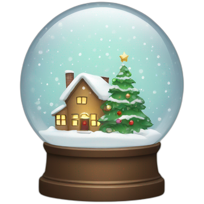 Christmas snowglobe