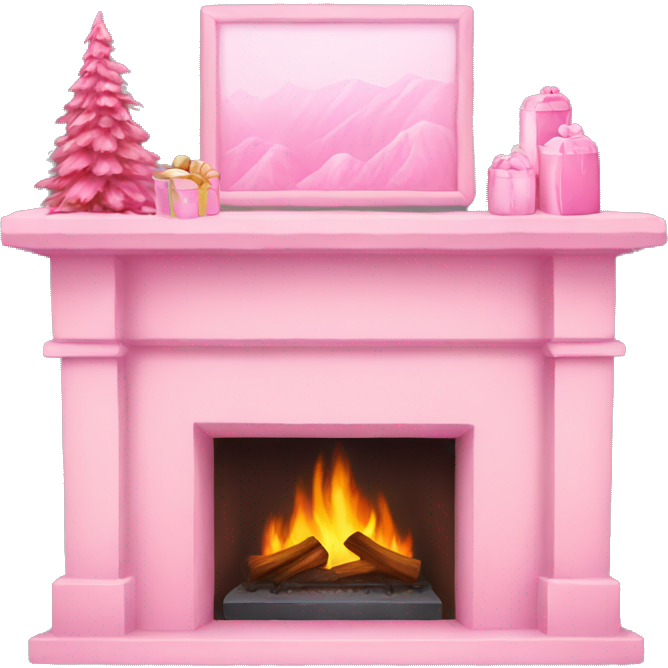 Winter Pink FirePlace