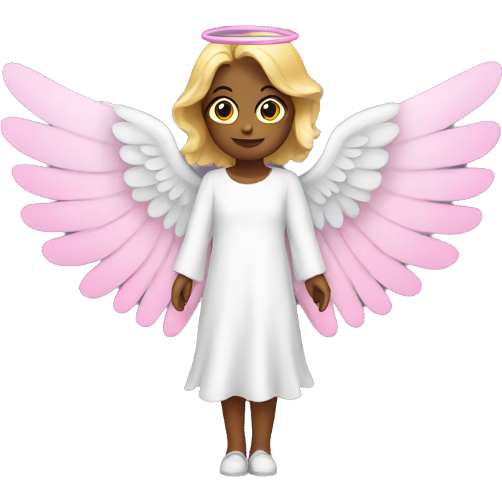 Angel with pink wings