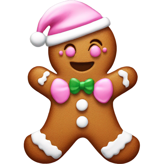 Christmas pink gingerbread